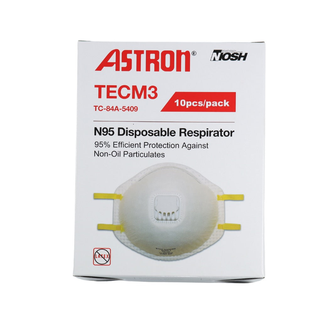 Astron - N95 Vented Disposable Respirator