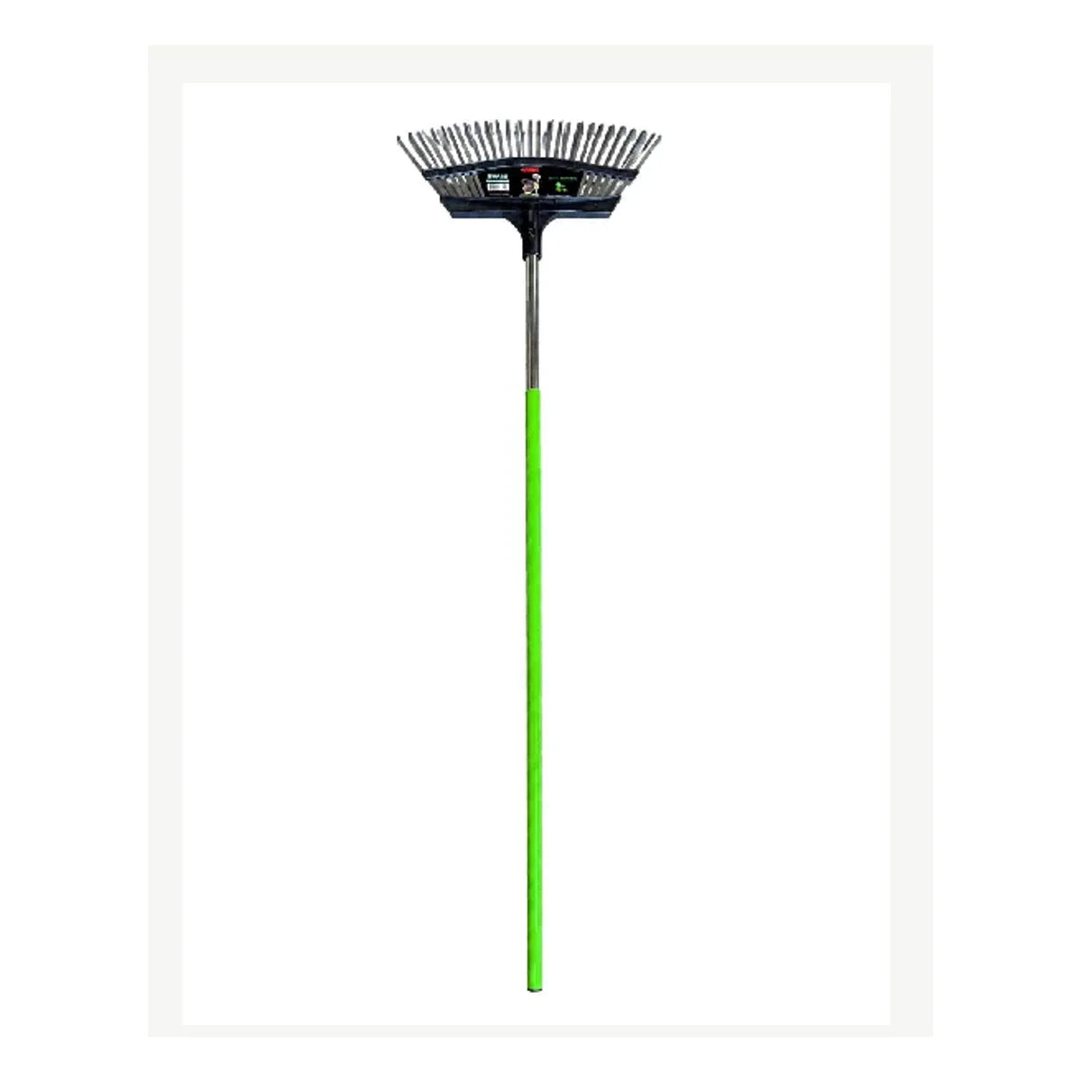 Astron T3-PAC-LG Metal/Poly Carbon Rake with Green 54-in. Handle