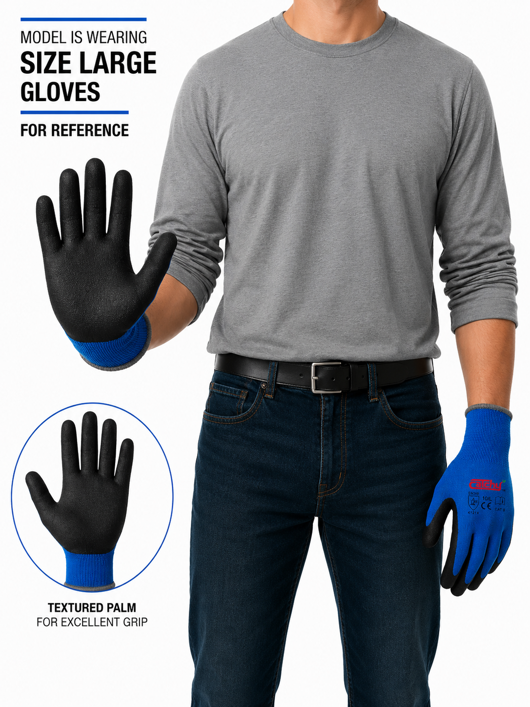 CATCHY 023 BLUE DIESEL GLOVES