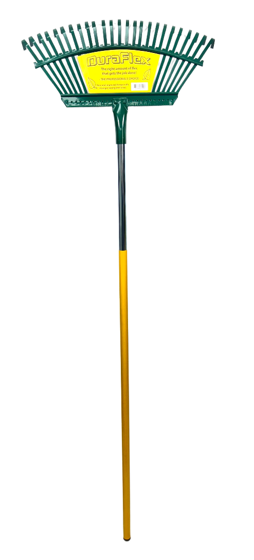 DURAFLEX- LEAF RAKE WITH ALUMINUM HANDLE (**AVAILABLE FOR PICK UP ONLY!!)