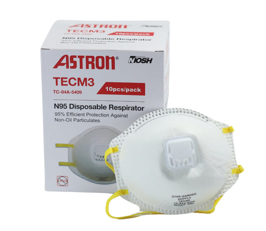 Astron - N95 Vented Disposable Respirator